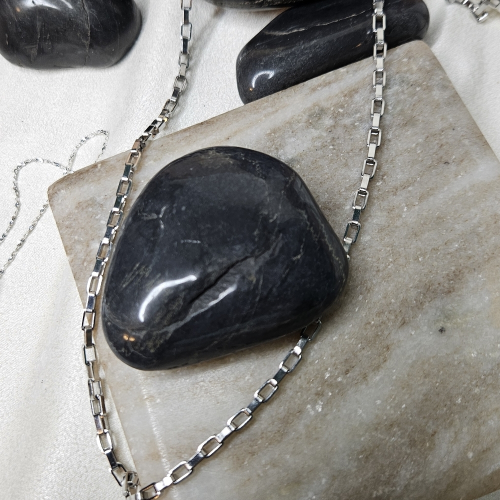Dramatic Silver Box Chain - Picture 3 of 10